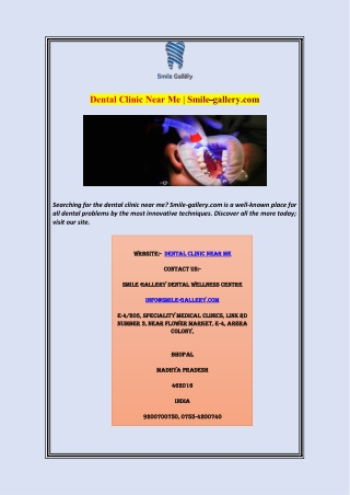Dental Clinic Near Me  Smile-gallery.com