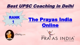 Best UPSC Coaching in Delhi