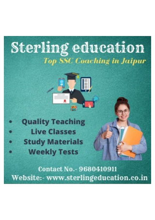 Sterling education - Top SSC Coaching in Jaipur