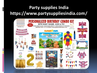 Birthday Party decorations in India