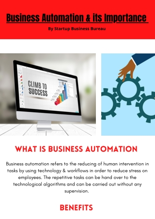 What is Business Automation & Its Importance | Startup Business Bureau