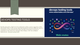 Devops Testing Tools