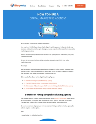 Benefits of Hiring a Digital Marketing Agency