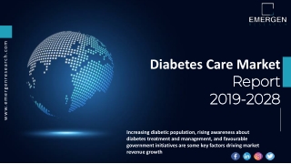 Diabetic Care Market ppt
