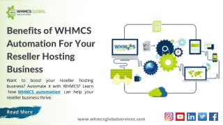 Benefits of WHMCS Automation For Your Reseller Hosting Business