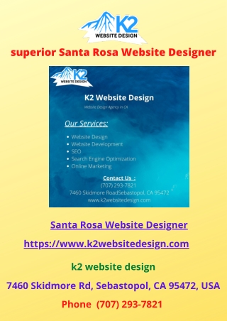 superior Santa Rosa Website Designer
