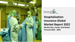 Hospitalization Insurance Market Analysis, Size, Latest Trends Report To 2031