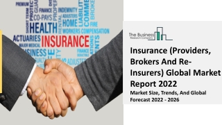 Insurance (Providers, Brokers And Re-Insurers) Market Growth, Demand Factors