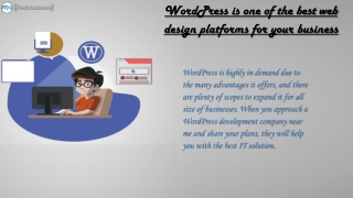 WordPress development company near me