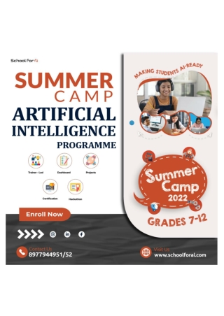 Summer Camp 2022 | Best Artificial Intelligence Course | Summer Camp 2022