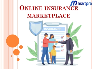 Online insurance marketplace