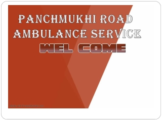 Panchmukhi Road Ambulance Service in Ashok Nagar, Delhi