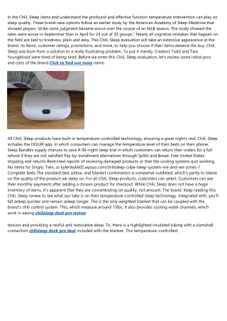 Chilisleep™ Uk: Cooling Mattress Pads & Bed Cooling ...