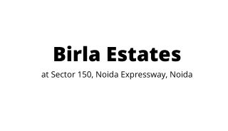 Birla Sector 150 Noida | Look at the Lavishing Landscape