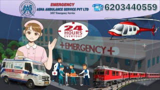 Book Train Ambulance Service with better facility of Bed-2-Bed Service |ASHA