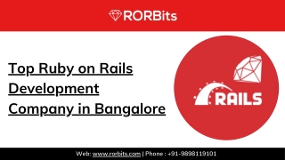 Top Ruby on Rails Development Company Bangalore | Hire Ruby on Rails Developers
