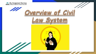 Overview of Civil Law System