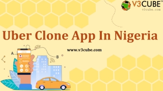Uber Clone App In Nigeria