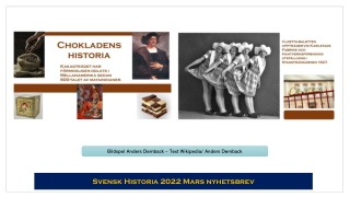 Svensk Historia nyhetsbrev Mars 2022