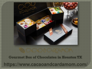 Gourmet Box of Chocolates in Houston TX- Shop Chocolate Gift Boxes