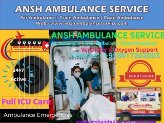 Get advanced high quality complete & affordable Train Ambulance Services in Patn