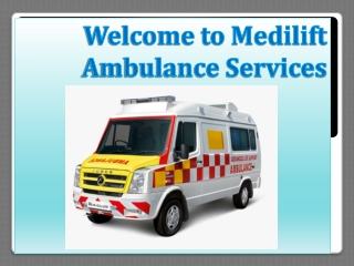 Defibrillator Ambulance Service in Patna and Delhi by Medilift Ambulance Service