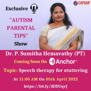 Podcast on Speech Therapy for stuttering in Bangalore | CAPAAR