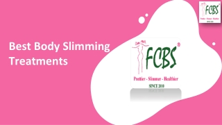 Best Body Slimming Treatments - FCBS