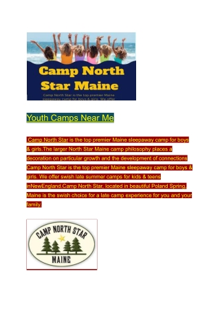 Youth Camps Near Me