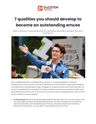 7 qualities you should develop to become an outstanding emcee.docx