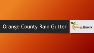 Rain Gutter Installation Tustin, CA