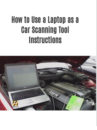 How to Use a Laptop as a Car Scanning Tool Instructions