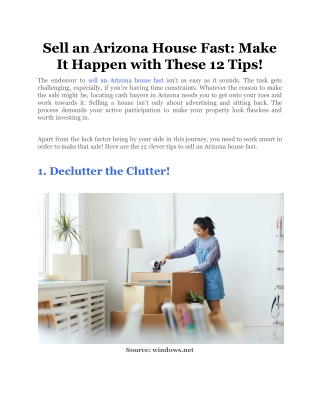 Sell an Arizona House Fast_ Make It Happen with These 12 Tips!
