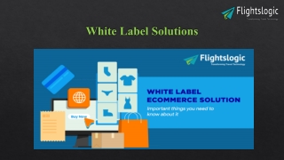 White Label Solutions