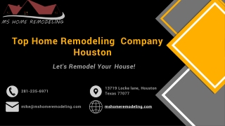 Reason to Hire Top Home Remodeling Companies in Houston