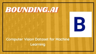Computer Vision Dataset for Machine Learning
