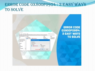 Error 0x800f0954 on Windows 10 How to Fix in 3 Simple Ways-converted