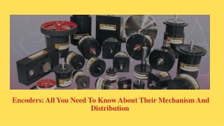 Encoders All you need to know about their mechanism and distribution 