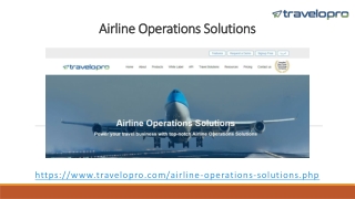 Airline Operations Solutions