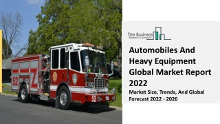 Automobiles And Heavy Equipment Market Overview, Scope, Latest Trends 2031