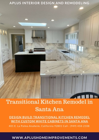 Transitional Kitchen Remodel in Santa Ana