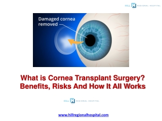 What is Cornea Transplant Surgery - Benefits, Risks And How It All Works