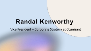 Randall Kenworthy - A Notable Professional From Medfield, MA