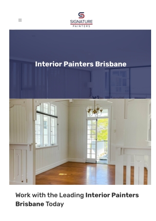 Interior Painters Brisbane