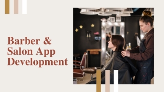 Barber & Salon App Development