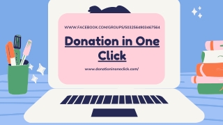 Donation In One Click || NGO Donate || Donate to NGO || NGO Donation || Donation