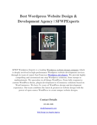 Best Wordpress Website Design Company