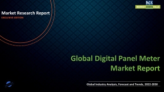 Digital Panel Meter Market Growing Geriatric Population to Boost Growth 2030