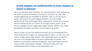 Bellen gmail nederland