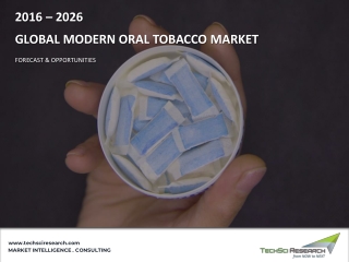 Modern Oral Tobacco Market - Global Industry Size, Share, Trend & Forecast 2026